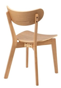 СТУЛ Roxby НАТУРАЛЬНЫЙ ДЕРЕВЯННЫЙ для ретро-столовой