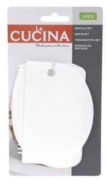 ŁOPATKA SZPACHELKA SZPATUŁKA DO DEKORACJI OZDOBY TORTU CIASTA 3 szt #63