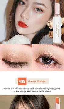 2 в 1 двухцветные блестящие тени для век