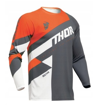 KOSZULKA ENDURO OFFROAD Thor Sector Checker JUNIOR r XL DZIECIĘCA
