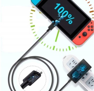 Зарядное устройство для питания для Nintendo Switch Lite AC USB 2.6A консоли тип-C