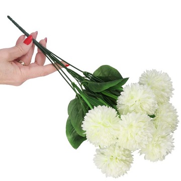 ДЕКОРАТИВНЫЙ БУКЕТ ЧЕСНОК x7 ИСКУССТВЕННЫЕ ЦВЕТЫ ЧЕСНКА В ДЕКОРАТИВНОМ БУКЕТЕ