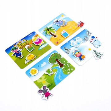 Игра на липучке «Какое время года» развивающая для детей