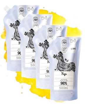 YOPE Naturalne Mydło w płynie Figa ZAPAS 500 ml
