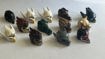LEGO CHIMA CZAPKI MASKI FIGUREK LEGO CHIMA