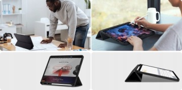 Чехол с крышкой для iPad Pro 12.9 2021, Spigen, чехол