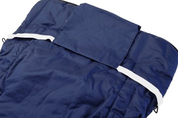 Детский спальный мешок утепленный, темно-синий СКИДКА