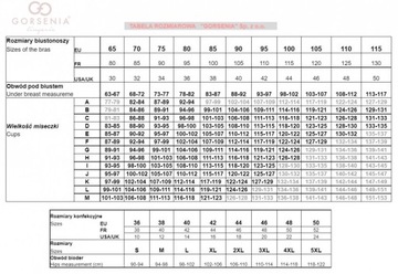 Biustonosz Casablanca K425 Czarny Czarny 105 E