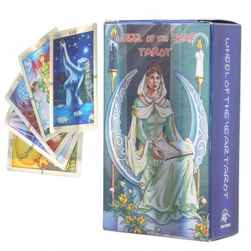 Karty tarota Talia wróżbiarstwa losu Hologram