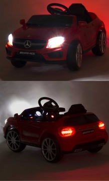 Auto Na Akumulator MERCEDES GLA 45 4 silniki EVA 4x4 Tablice 12v USB LED