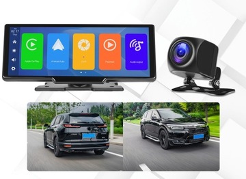 РАДИО МУЛЬТИМЕДИЙНАЯ СТАНЦИЯ МОНИТОР ANDROID АВТО APPLE CARPLAY DVR 2 КАМЕРЫ