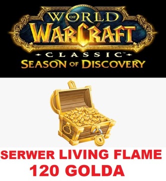 WOW CLASSIC LIVING FLAME 120 SZTUK GOLDA ZŁOTA SEASON OF DISCOVERY A/H