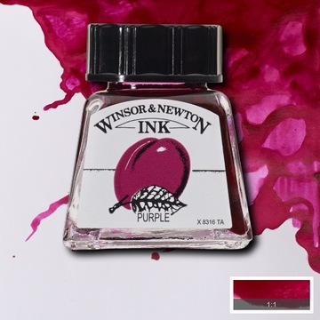 TUSZ RYSUNKOWY 14ML PURPLE Winsor&Newton