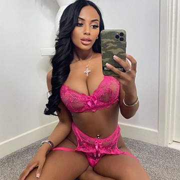 СЕКСУАЛЬНЫЙ КОМПЛЕКТ БЕЛЬЯ ИЗ ТРЁХ ЧАСТЕЙ, РОЗОВЫЙ, XL