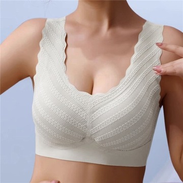 Seamless Women's Bras Large Size Top Support Show