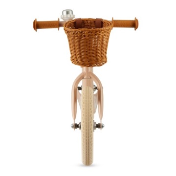 KINDERKRAFT Беговел с корзиной RAPID 2 ретро аксессуары Розовый