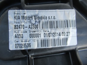 KIA CEED II 12-16R ZVEDÁK OKNO LEVÝ PŘEDNÍ 82470-A2300