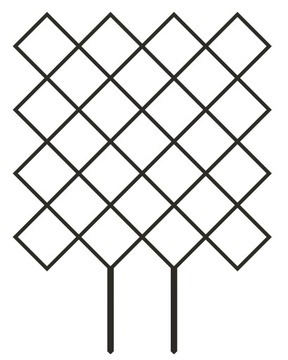PODPÓRKA KWIATÓW ROŚLIN PERGOLA KRATA 37cm