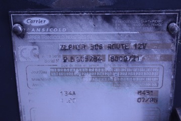МАРШРУТНАЯ ХОЛОДИЛЬНАЯ УСТАНОВКА CARRIER ZEPHYR 306