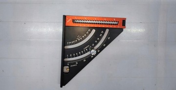 Stolarski Budowlany składana trójkątna linijka