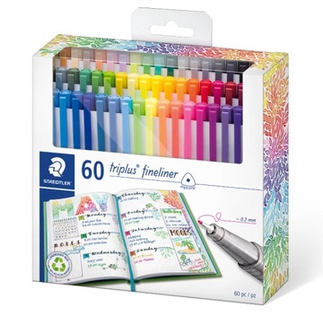 CIENKOPIS STAEDTLER TRIPLUS 60 KOLORÓW