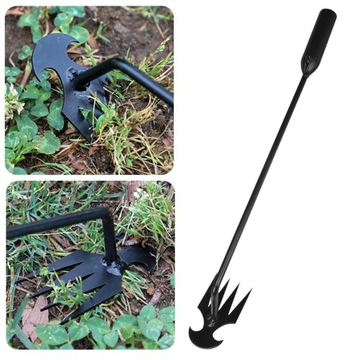 Narzędzie do odchwaszczania grabi ogrodowych Ręczne narzędzie do wyrywania chwastów Narzędzie do usuwania czarnych 50 cm