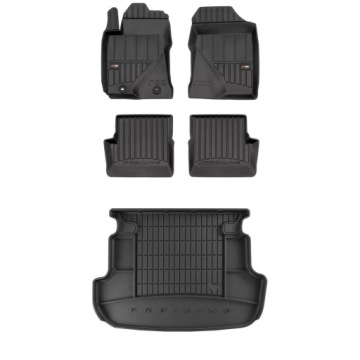 3D gumová sada koberců a rohožek Toyota Corolla IX 2001-2007 Kombi s otvorem