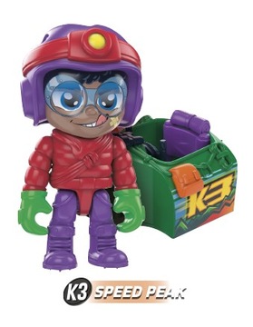 Гоночный автомобиль T-RACERS IV GLOWRACE, 8 пакетиков