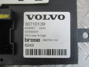 MOTOREK MODUL OKNO LEVÝ ZADNÍ VOLVO S40 II FACELIFT 07-12R 30710139