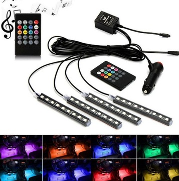 ОСВЕЩЕНИЕ САЛОНА АВТОМОБИЛЯ LED RGB