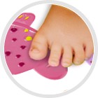 CANPOL BATH TOYS МИНИ-КОВРИКИ ДЛЯ ВАННЫ 5 шт.