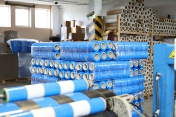 СТРЕЙЧ ФОЛЬГА 16,6см МИНИ-РЭП СИНИЙ