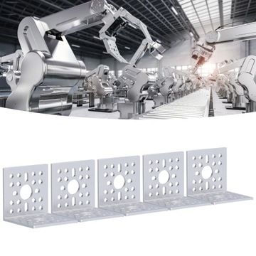 5шт L-образные кронштейны из алюминиевого сплава, угол 90 градусов по горизонтали