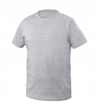 T-Shirt bawełniany szary melanż M VILS
