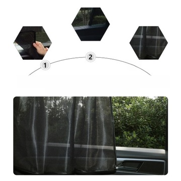 OSŁONA PRZECIWSŁONECZNA DO SAMOCHODU OSŁONA NA OKNO DLA DZIECKA ROLETY WISZĄCE