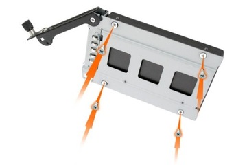 ToughArmor EX MB492SKL-B Промышленный металлический отсек с двумя 2,5-дюймовыми жесткими дисками SATA/SAS