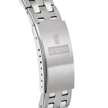 ZEGAREK SREBRNY FESTINA F20357-1 + INSTRUKCJA