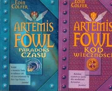 ARTEMIS FOWL KOD WIECZNOŚCI PARADOKS CZASU Colfer