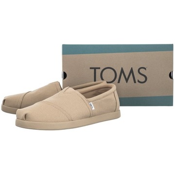 Buty Espadryle Męskie Toms Alp Fwd Oatmeal Beżowe