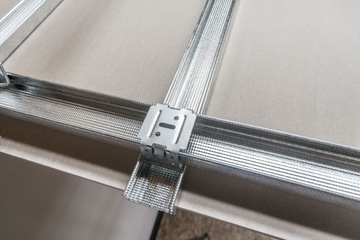 КРЕСТОВОЙ СОЕДИНИТЕЛЬ BUDMAT ДЛЯ CD-ПРОФИЛЕЙ, ПОДВЕСНЫХ ПОТОЛКОВ, ЩИТОВ GKY, 100 шт.