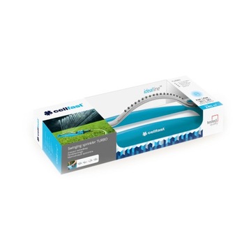 CELLFAST TURBO IDEAL ОПРЫСКИВАТЕЛЬ С 18 ФОРСУНКАМИ ДЛЯ САДОВОГО ШЛАНГА площадью до 240 м2