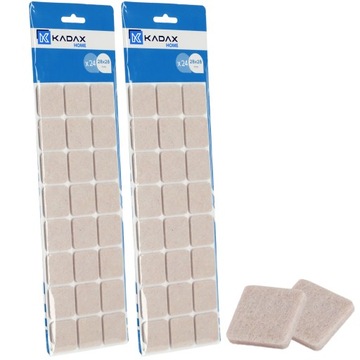 48x PODKŁADKI FILCOWE POD MEBLE KRZESŁA SAMOPRZYLEPNE ZESTAW GRUBE