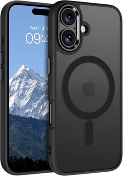 ЧЕХОЛ ДЛЯ iPhone 16 + 2X СТЕКЛО ДЛЯ MagSafe УСИЛЕННЫЙ МАГНИТНЫЙ КОРПУС