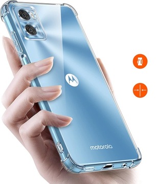 Чехол для Motorola Moto E22 E22i ANTI-SHOCK + Стекло