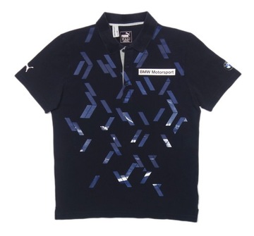 PUMA x BMW MOTORSPORT Męska Koszulka Polo Logo r. M