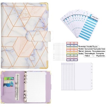 SEGREGATOR BUDŻETOWY A6 OSZCZĘDNIK BINDER PLANER BUDŻETU ORGANIZER ZESTAW