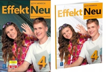 EFFEKT NEU 4 LO PODRĘCZNIK + ĆWICZENIA JĘZYK NIEMIECKI WSIP NOWOŚĆ 2024