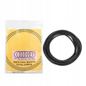 ZESTAW SZCZELKI O-RING KOMPLET 200SZTUK