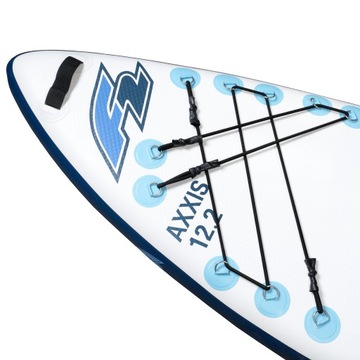 Надувной SUP F2 Axxis 11 футов 6 дюймов, голубое комбинированное весло, сиденье 2 в 1