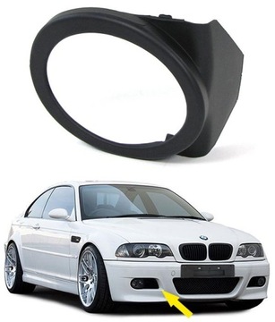 RAMKA KRATKA HALOGENU BMW E46 M PAKIET M3 PRAWA